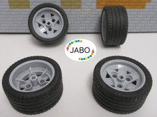 (N5/10) 4 x pneus Lego Technic