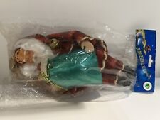 Ancien Père Noël  à suspendre. « Retour route vers le futur». État Neuf!