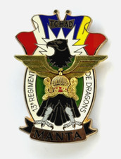 INSIGNE OPEX 13° RDP REG. DRAGONS PARACHUTISTES MANTA TCHAD - DELSART