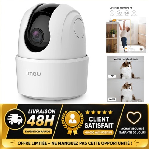 Imou caméra surveillance wifi - caméra,