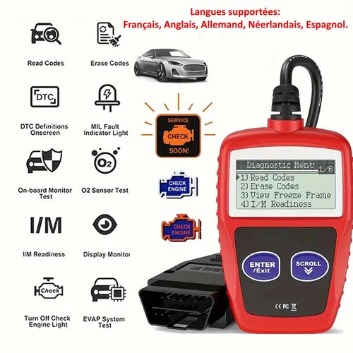 Diag auto voiture obd2 - voiture, outil