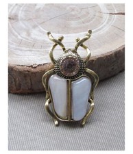 Broche Bijou insecte scarabée