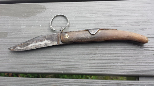 Ancien petit couteau - , à