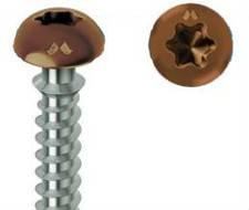 Vis MUSTAD Framex pour PVC - Tête fraisée réduite Torx - Ø6x70 mm - Boite de 100