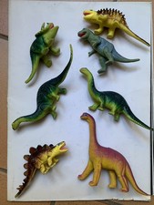 Lot de dinosaures - figurines Jurassic Park - publicité shell 1994