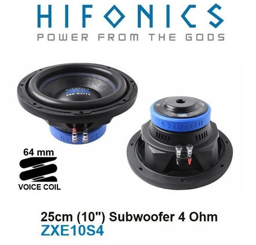 Hifonics zxe10s4 subwoofer - hifonics,