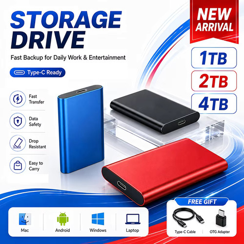 Ssd portable 1tb - ssd, externe