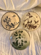 LOT DE 3 ASSIETTES FAIENCE A