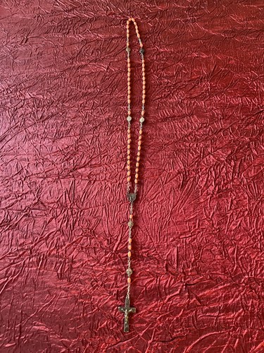 Ancien chapelet perles de - chapelet, en