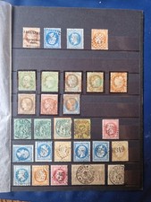 ensemble de vieux timbres de France  2  photos  ( Lot MM203 ) livrés en pochette