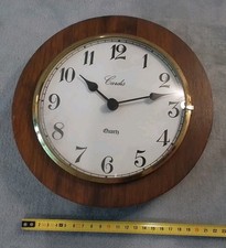 Ancienne Horloge Murale Marque Cardis Quartz Vintage , Ancienne Pendule 