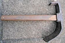 ANCIENNE HERMINETTE ASSE COLOMBIES OUTIL DE TONNELIER menuiserie art populaire