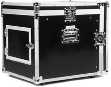 DJ Régie Flight Case 19" pour 12U mixette mixeur et 10U rack pour amplificateur