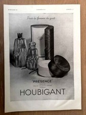 Publicité de 1935 - HOUBIGANT parfum eau de Cologne + radio PHILIPS 535 - 2019