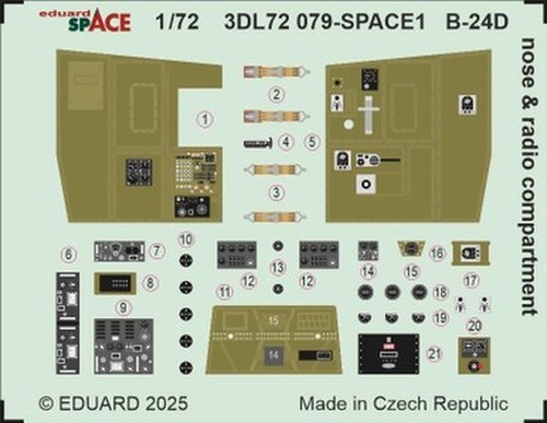 Eduard 3dl72079 maquette avion - eduard,