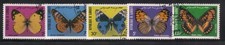 Djibouti 1984 Yvert 574/78 Série complète oblitérée Papillons (AO100)