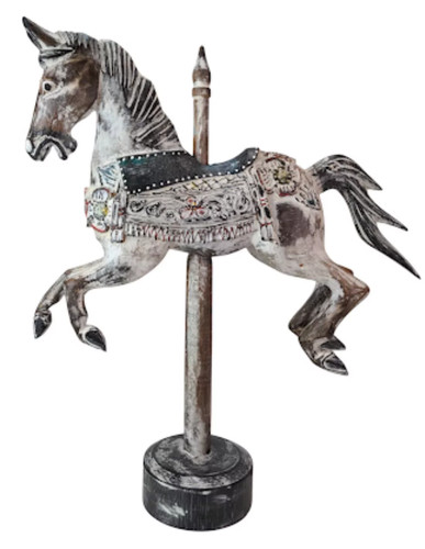 Cheval carrousel 40cm - cheval, en