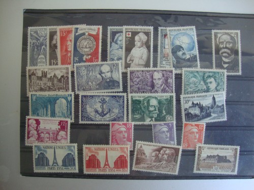 Timbres année 1951 - timbres,