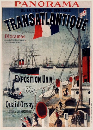 Cie transatlantique expo 1889 - cie,