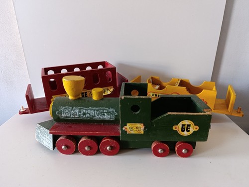 Jouets anciens bois - jouets, train