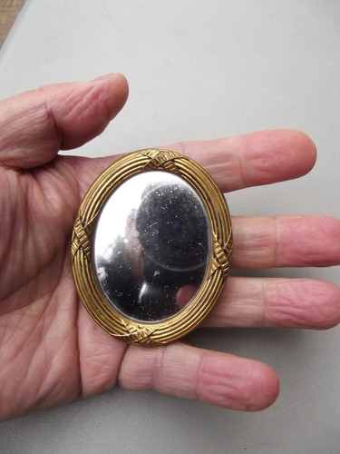 Ancien miroir poche - ancien,