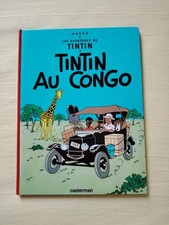 BD " Tintin au Congo " en parfait état.  Hergé Casterman 1974