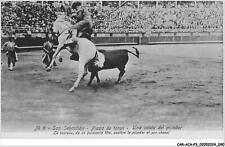 CAR-ACAP3-0193-ESPAGNE - SAN SEBASTIAN - plaza de toros - una caida del picado