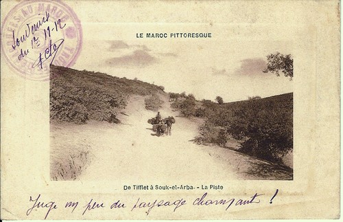 Carte postale maroc - carte, de