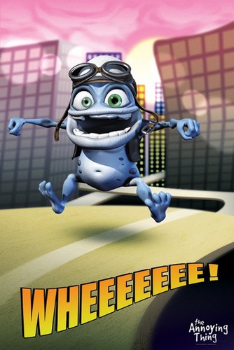Crazy frog city - frog,
