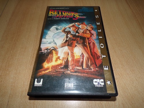 Cassette vhs retour vers - vhs,