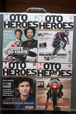 Lot de 4 magazines Moto Heroes N°2-3-4-5