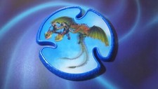 Dragon 2 Frisbee Bleu McDonald's 2014 Happy Meal