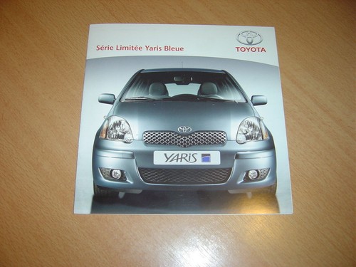 Catalogue toyota yaris bleue - yaris,