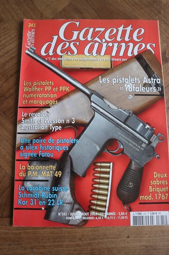 Revue gazette armes 345 - gazette, n°345