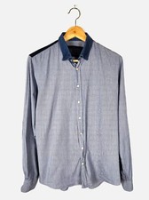 Chemise manche longue bleu Izac Taille M