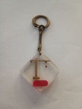 Porte-clés BOURBON Grues PINGON TICHAUER Keychain vintage 60'