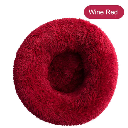 Round dog bed - house, long