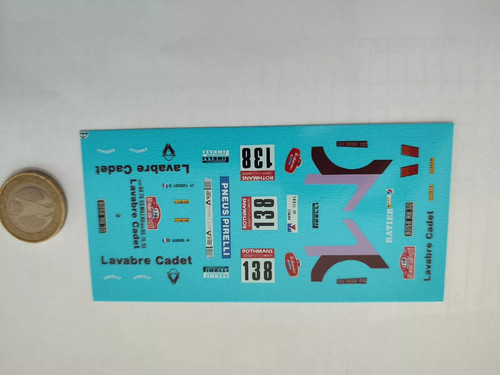 Decalcomanie decals renault - decalcomanie,