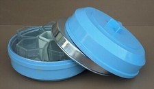 Ancien yaourtière YALACTA SELF alu bakélite 5 pots VERRE PYREX old yogurt maker