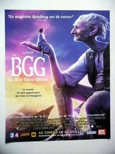 PUBLICITE-ADVERTISING :  LE BON GROS GEANT(BGG)2016 pour sortie cinéma,Spielberg