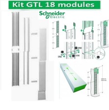 Goulotte GTL 18 Modules 2 compartiments clipsable Rési9 Schneider R9HKT18