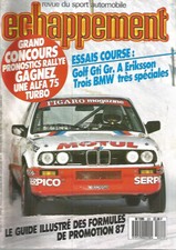 ECHAPPEMENT N°221 GOLF GTI Gr A ERIKSSON / LANCIA FULVIA ZAGATO / ALFA 75 V6 3L