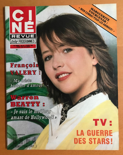 Cine revue 1982 sophie - revue, 15/1982-sophie