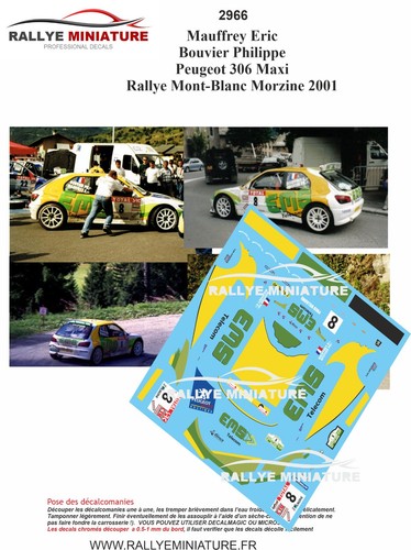 Decals ref 2966 peugeot - decals,