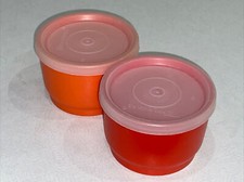 (2) TUPPERWARE KIDS SNACK CUPS