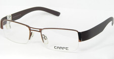 CARPE 31211-3 Marron Lunettes Métal Semi Monture Cadre 52-19-145mm