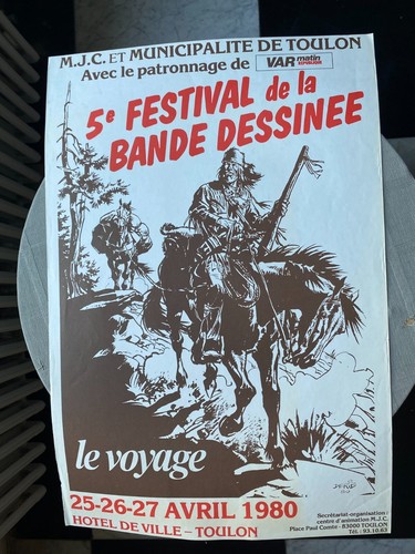 Derib buddy longway affiche - derib, 5e