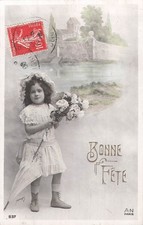 CP BONNE FETE PETITE FILLE