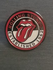 ROLLING STONES Satisfaction Paint In Black pin Badge Patch New High Quality