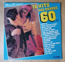 RETRO 60 : 16 Hits des Années 60 Vol 2 - LP 33T Tréteaux Pellegrini yéyé Laguens